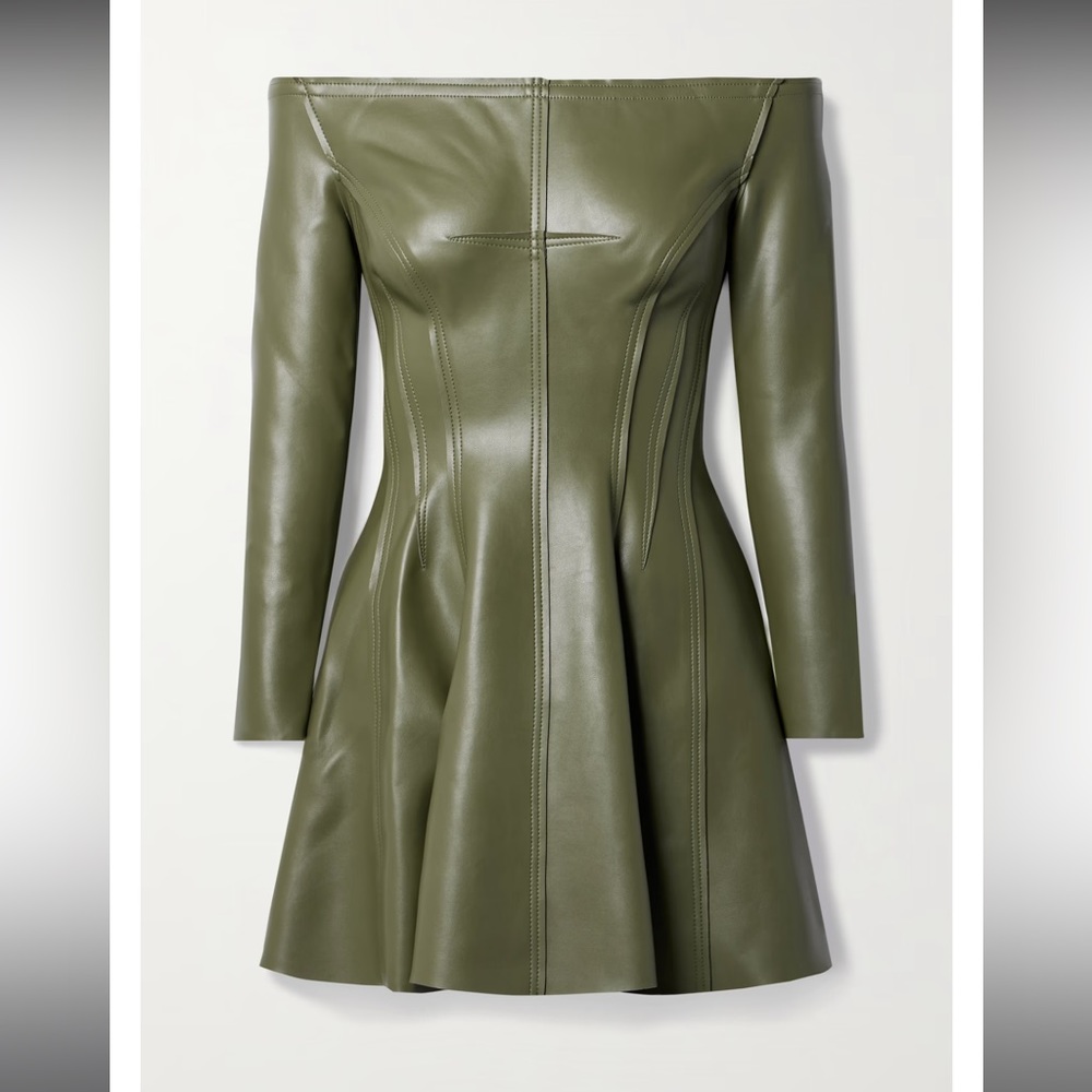 Grace Mini Dress in Military Norma Kamali Small